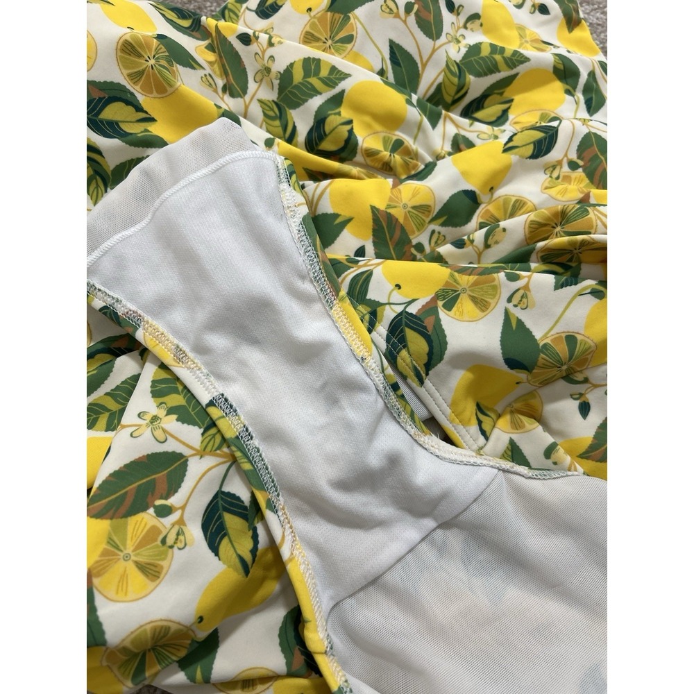 Boden Set Of 2 US 20-22 Long Swimsuits - Lemons & Pineapples Excellent Condition - Picture 9 of 16